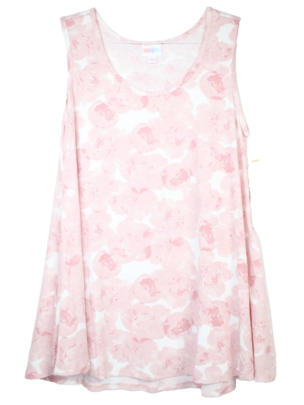 LuLaRoe PERFECT TANK Women's Top Sleeveless Shirt NWT Small S Pink Flowers Roses